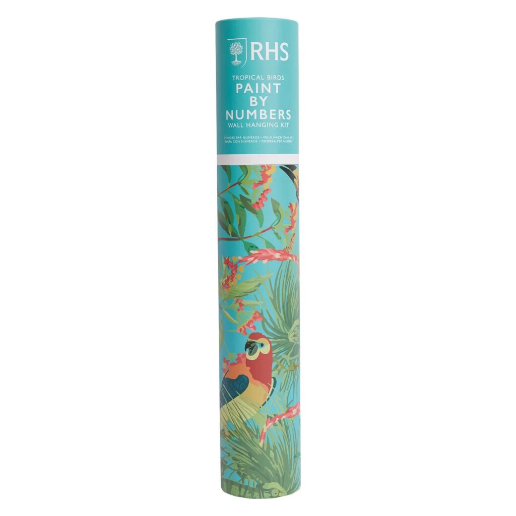 RHS Tropical Birds Paint By Numbers Kit 5029568015962 2